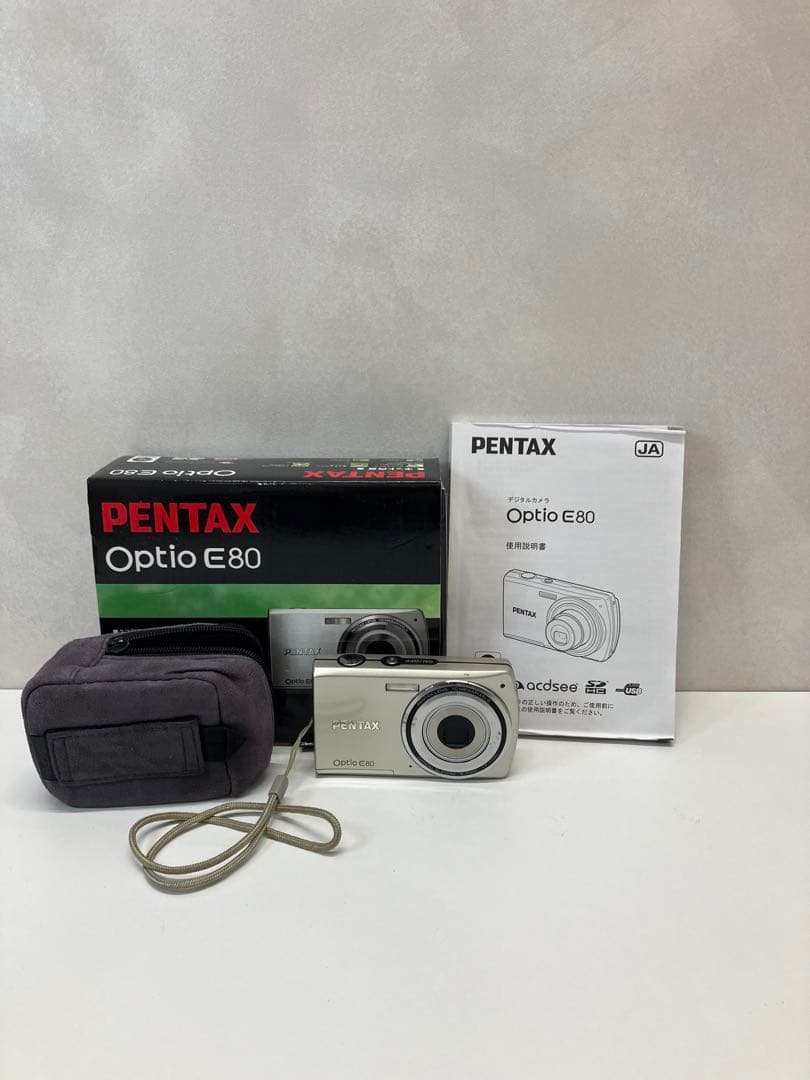 PENTAX Optio E80 デジタルカメラ デジカメ 【3841】