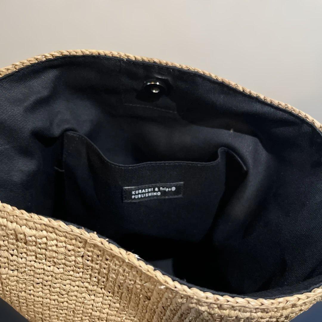 北欧暮らしの道具店 ラフィアのショルダーバッグ