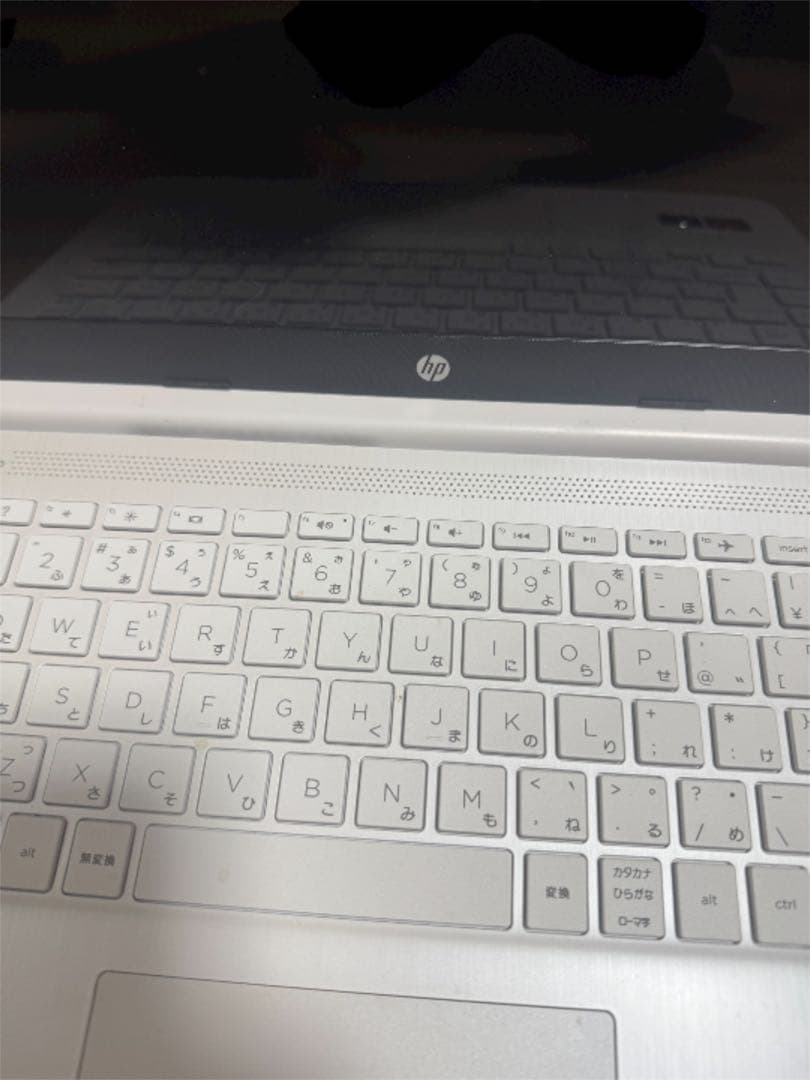 【訳あり】HP ノートPC本体 ホワイト 充電器付き