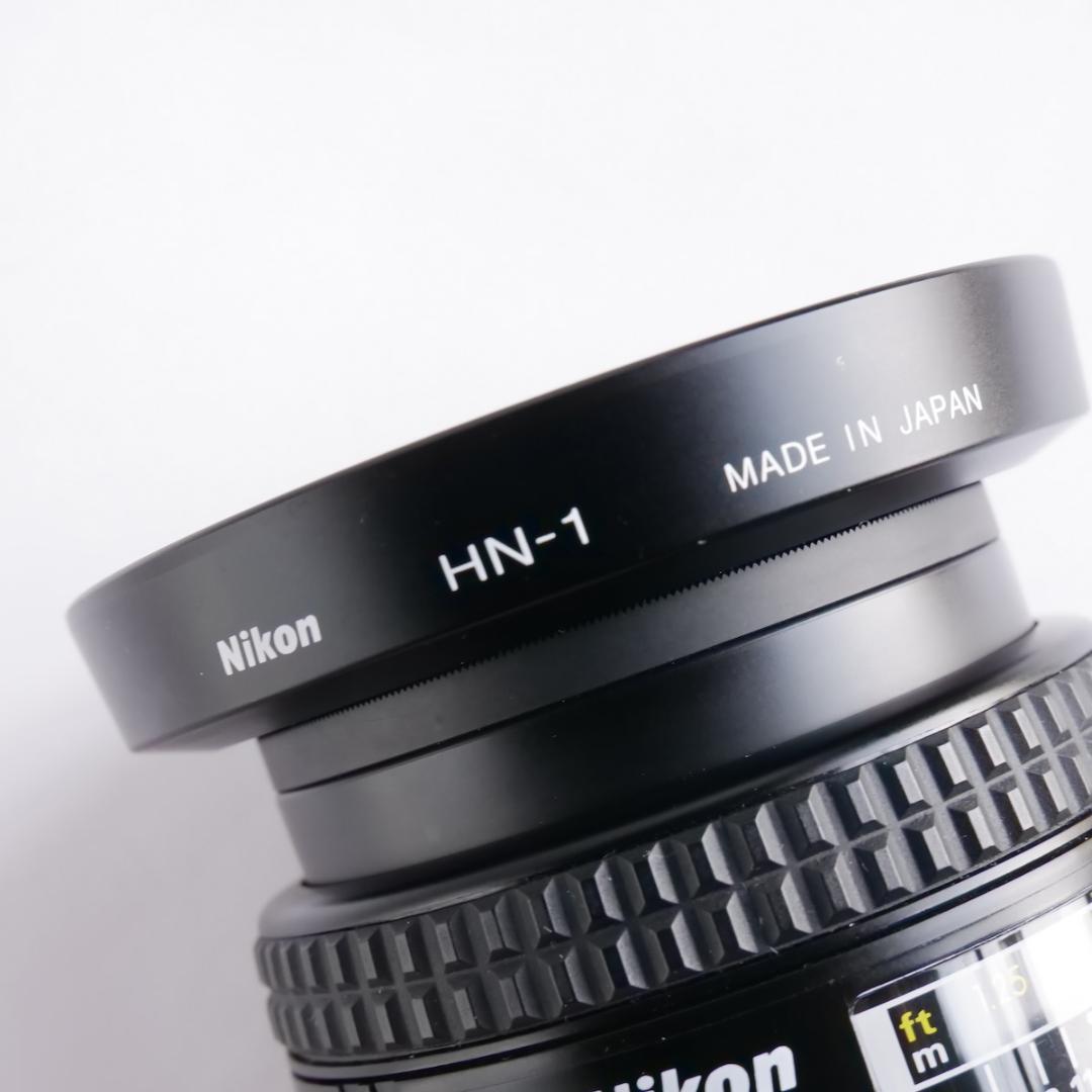 NIKKOR 24mm f/2.8 レンズ 純正フードHN-1付 美品