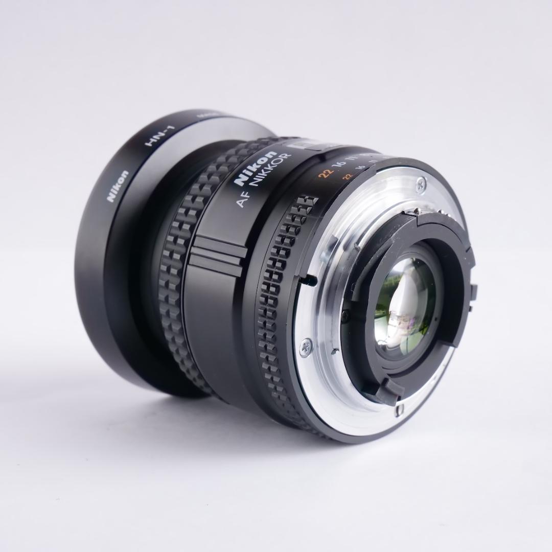 NIKKOR 24mm f/2.8 レンズ 純正フードHN-1付 美品