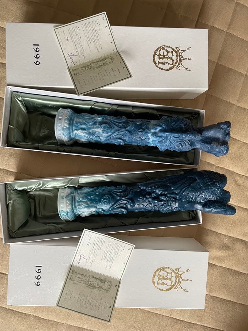 INOUE TAKAHO 青色キャンドル 2本セット