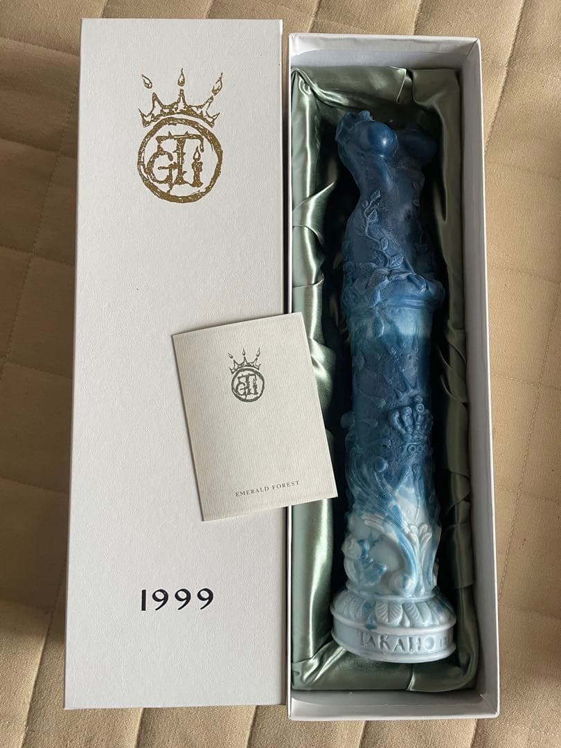 INOUE TAKAHO 青色キャンドル 2本セット