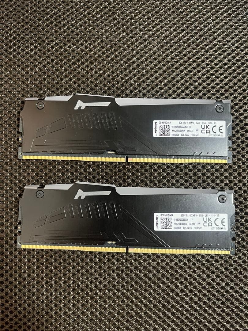 メモリー Kingston FURY 16 GB DDR5-5200 MT/s XMP