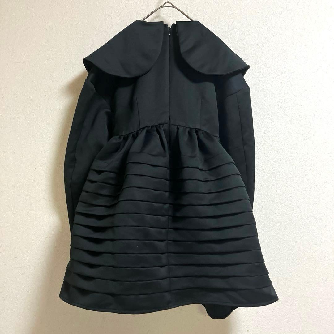 CHENE DE MAISON デザインワンピース ギャルソン系 ブラック