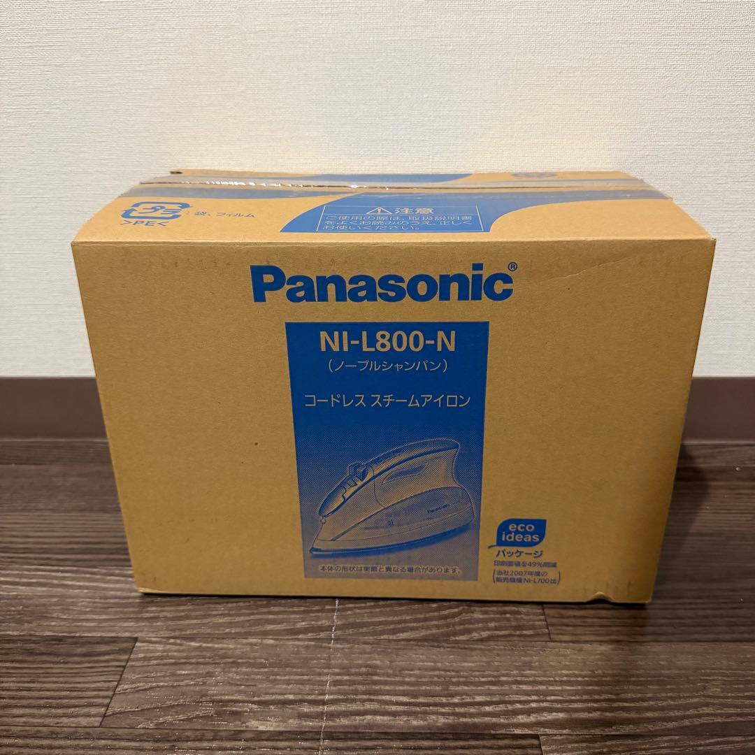 パナソニック コードレススチームアイロン NI-L800-N