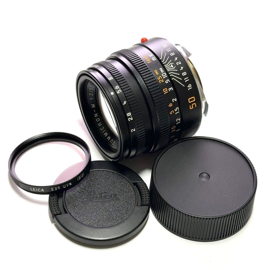 【美品】ライカ｜ズミクロン50mm F2（4th）フード組込《ブラッククローム》
