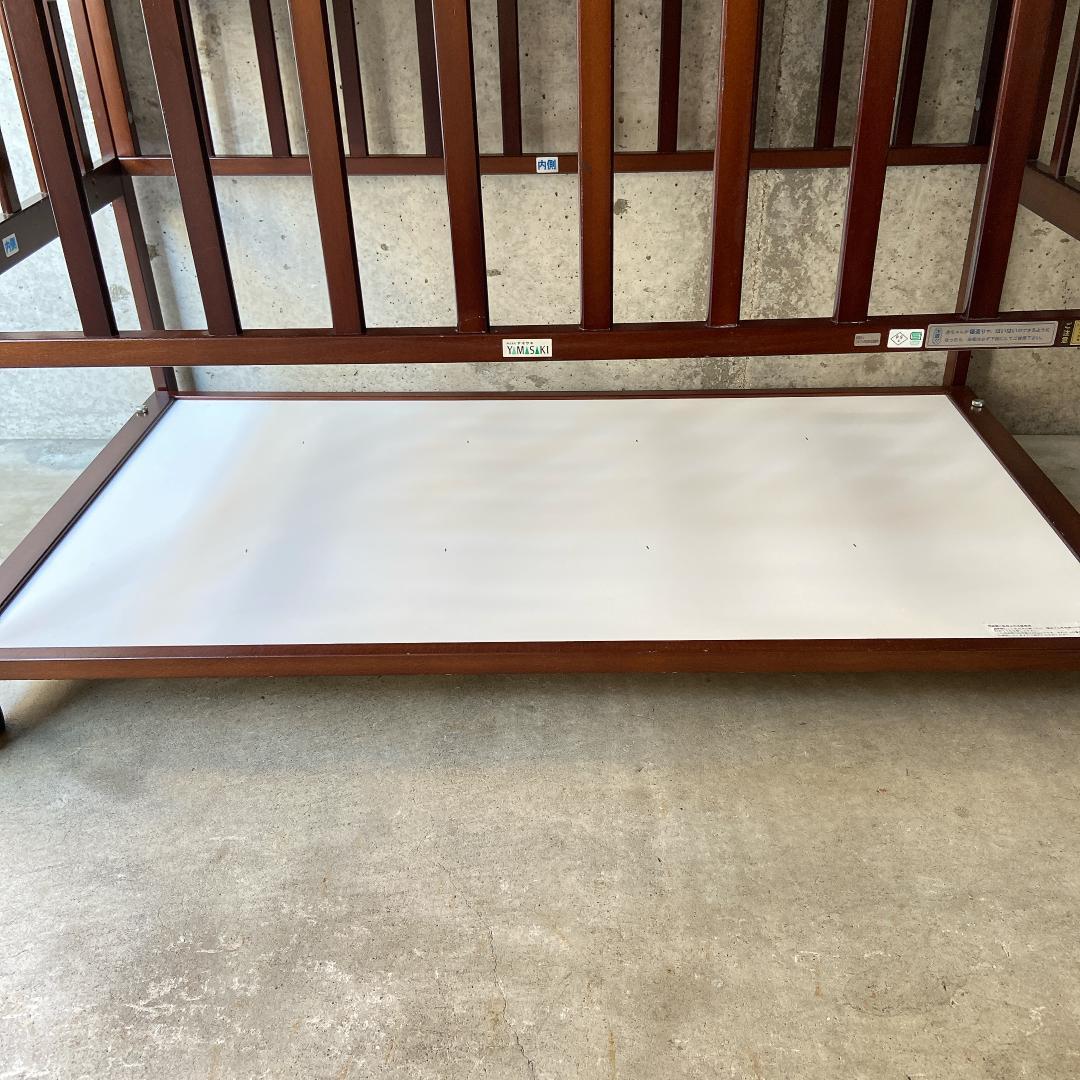 ヤマサキ　ツーオープン　ハイタイプ　レギュラーサイズ　高級ベビーベッド