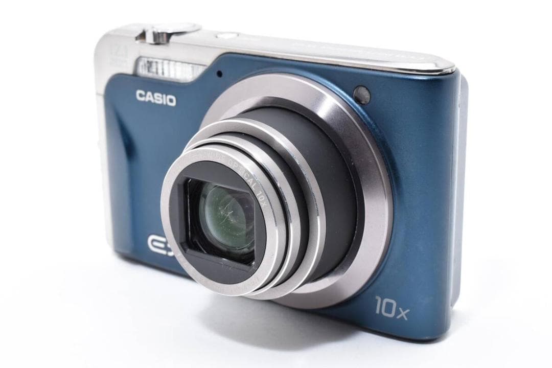 美品 カシオ　CASIO EXILIM EX-H10 ブルー ＃A355