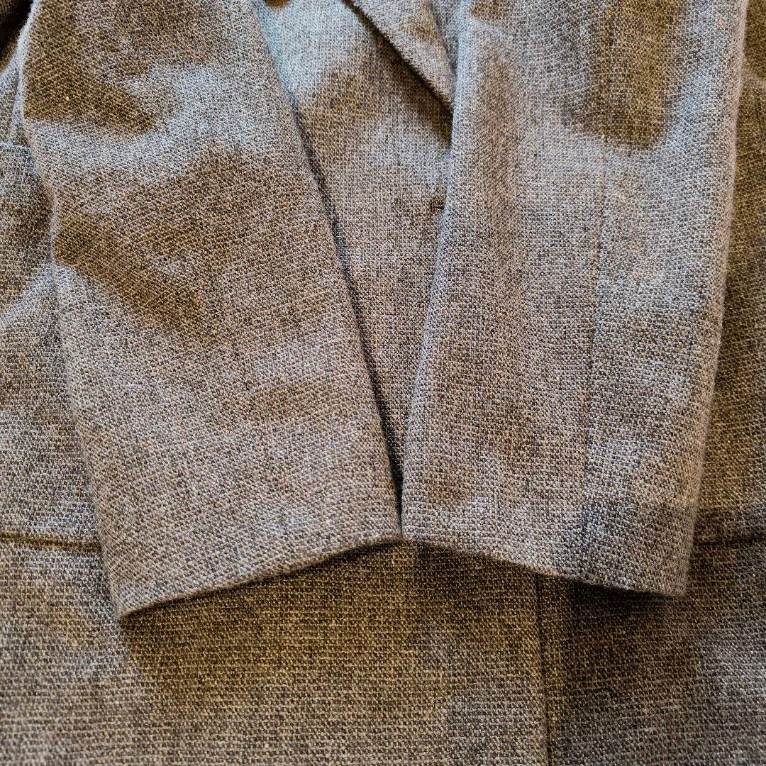 IENA イエナ 杢ツイード W前ジャケット ブラウン 38