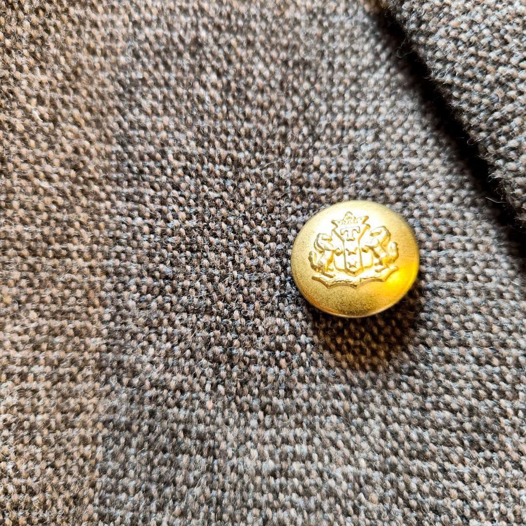 IENA イエナ 杢ツイード W前ジャケット ブラウン 38