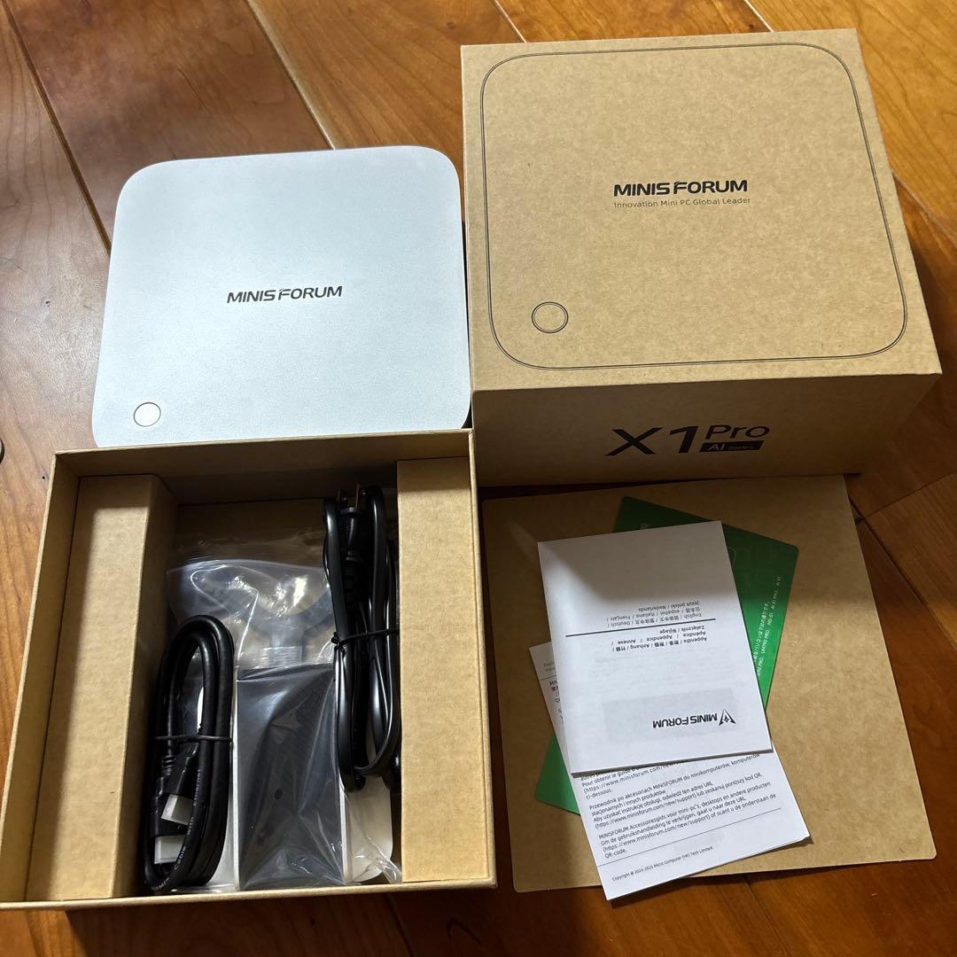 H*A様 MINIS FORUM AI X1 Pro 370