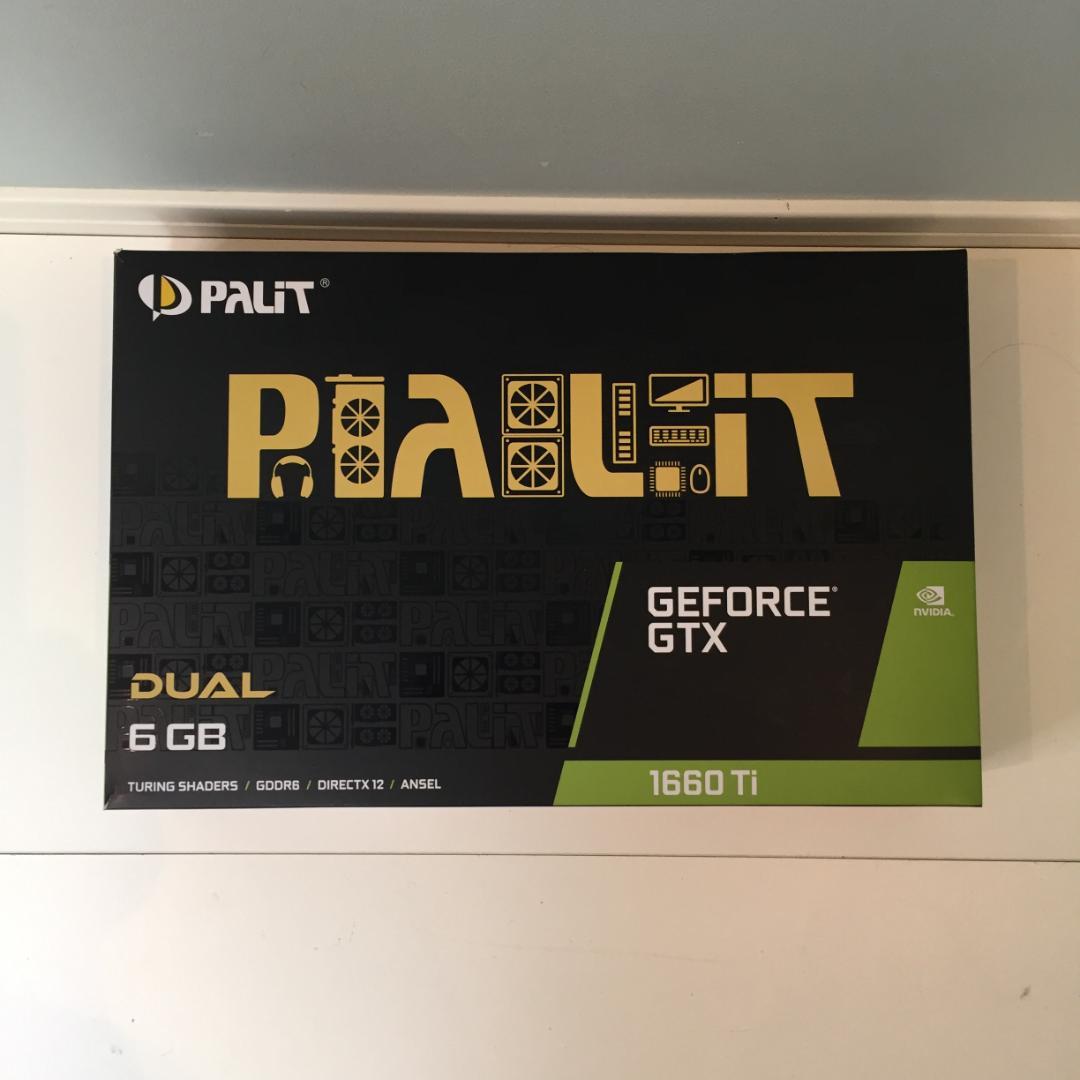 【動作チェック済】PALIT Geforce GTX1660Ti 6GB 箱有