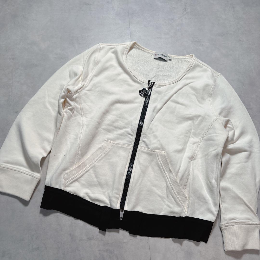 MONCLER モンクレール フリル フルジップ コットンジャケット ロゴジップ