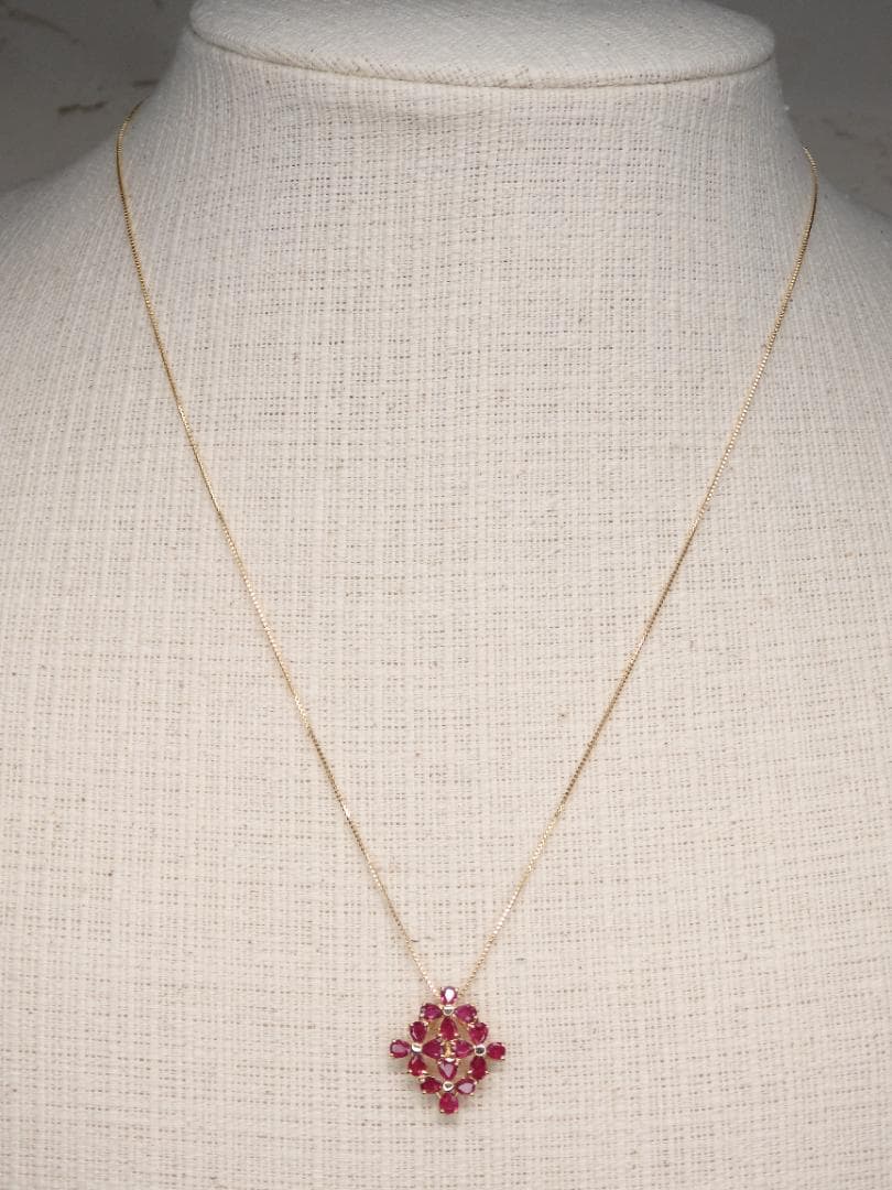 ルビー ペンダントトップ A5500 1.39ct ゴールドK18