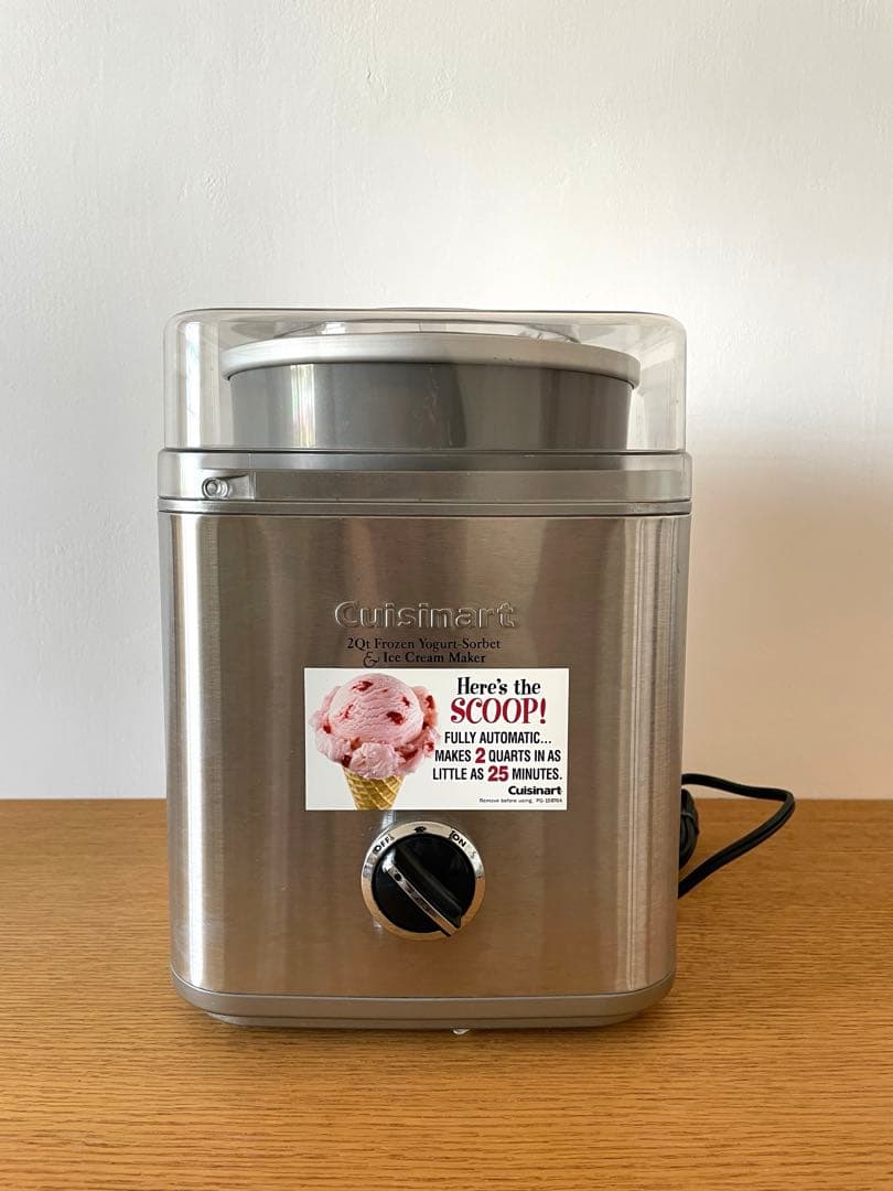 Cuisinart クイジナート: アイスクリームメーカー＋レシピ本
