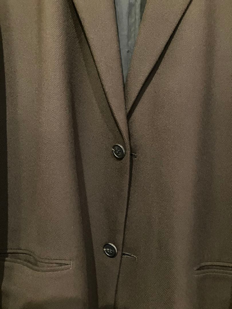 WIRROW BOTANY WOOL SOFT JACKET ダークブラウン 2