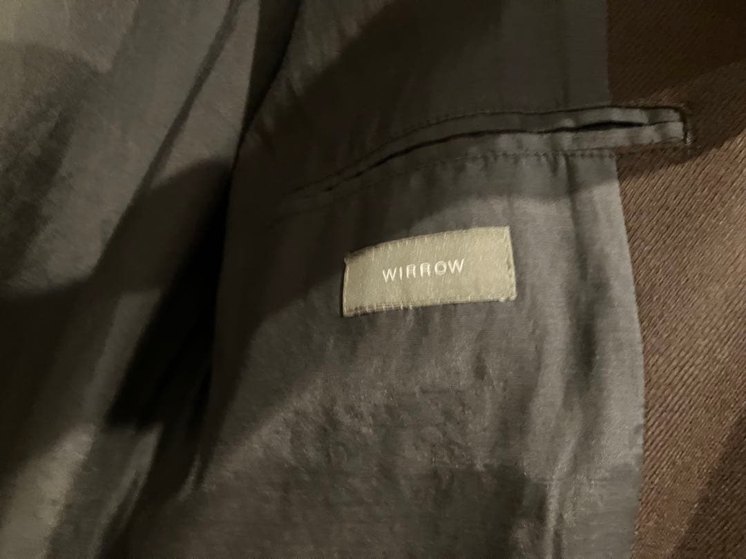 WIRROW BOTANY WOOL SOFT JACKET ダークブラウン 2