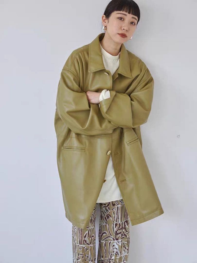 新品　わずかTODAYFULレザージャケット