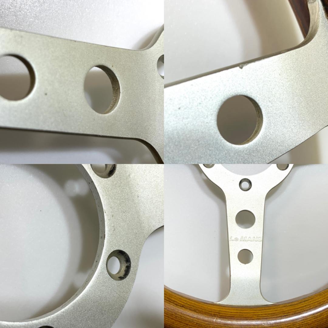 ル・マン ウッド ステアリング 32Φ 希少モデル 当時物 良品 街道レーサー