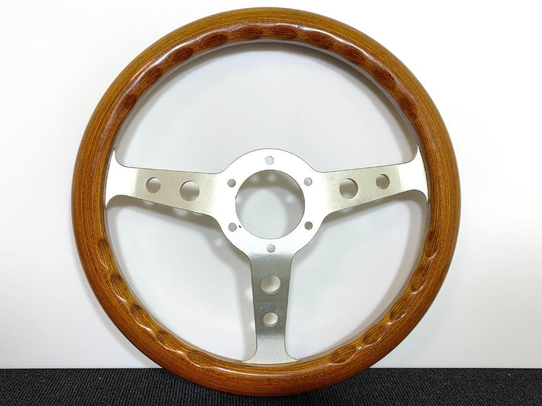ル・マン ウッド ステアリング 32Φ 希少モデル 当時物 良品 街道レーサー