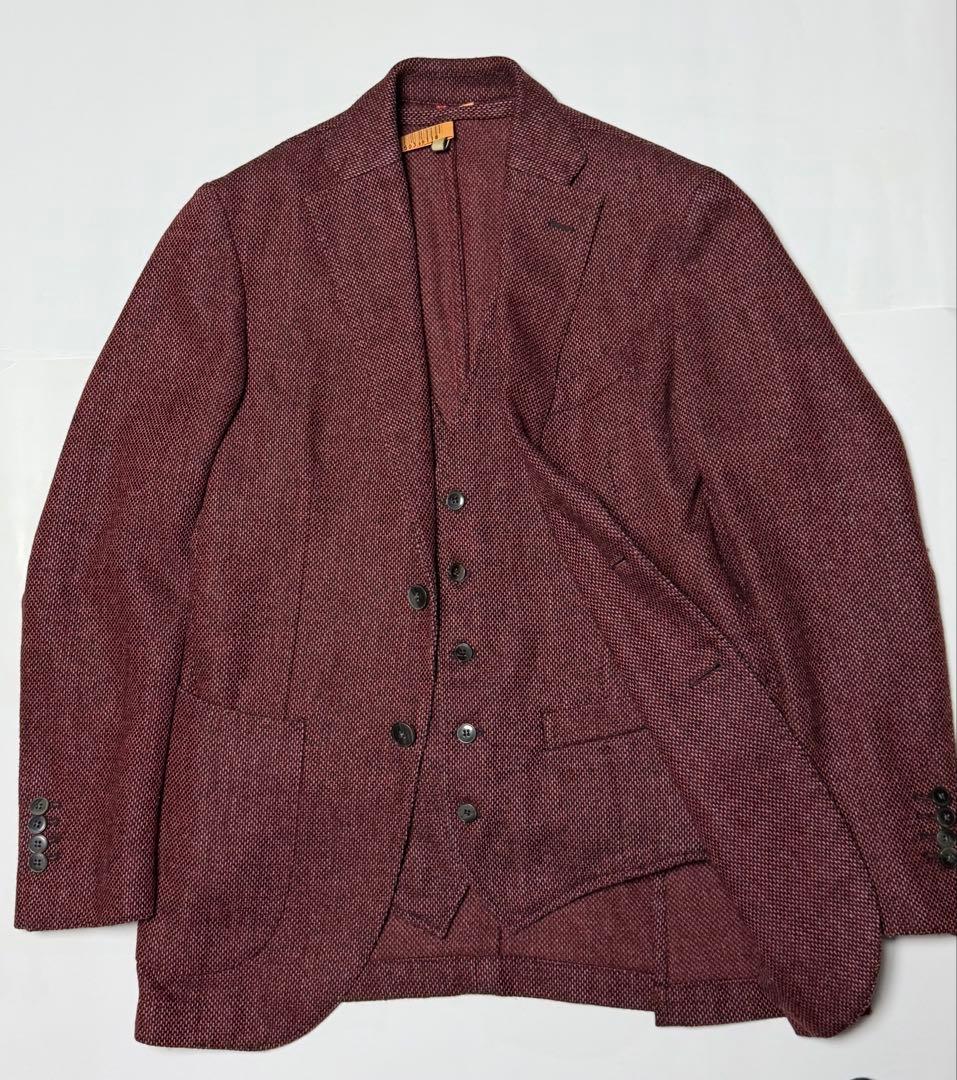 【美品】LBM 1911 ジャケット➕ジレ　イタリア製