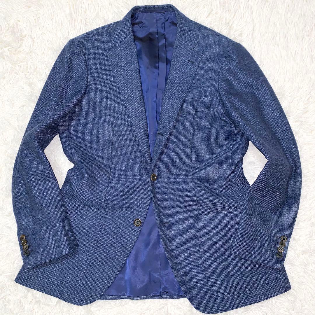 美品 ブリッラペルイルグスト ジャケット 四者混 ウール モヘヤ 絹 カシミヤ