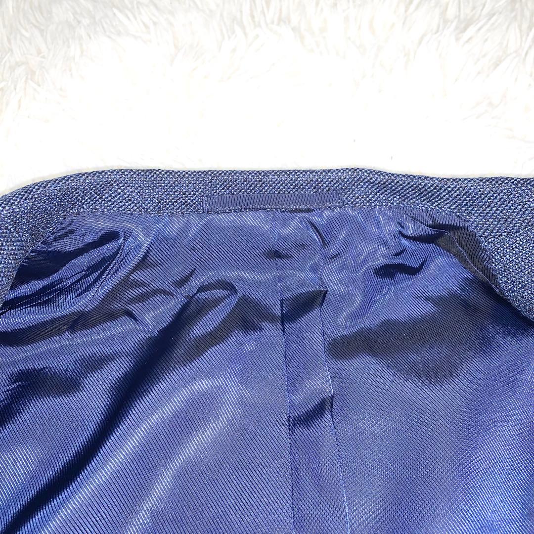 美品 ブリッラペルイルグスト ジャケット 四者混 ウール モヘヤ 絹 カシミヤ