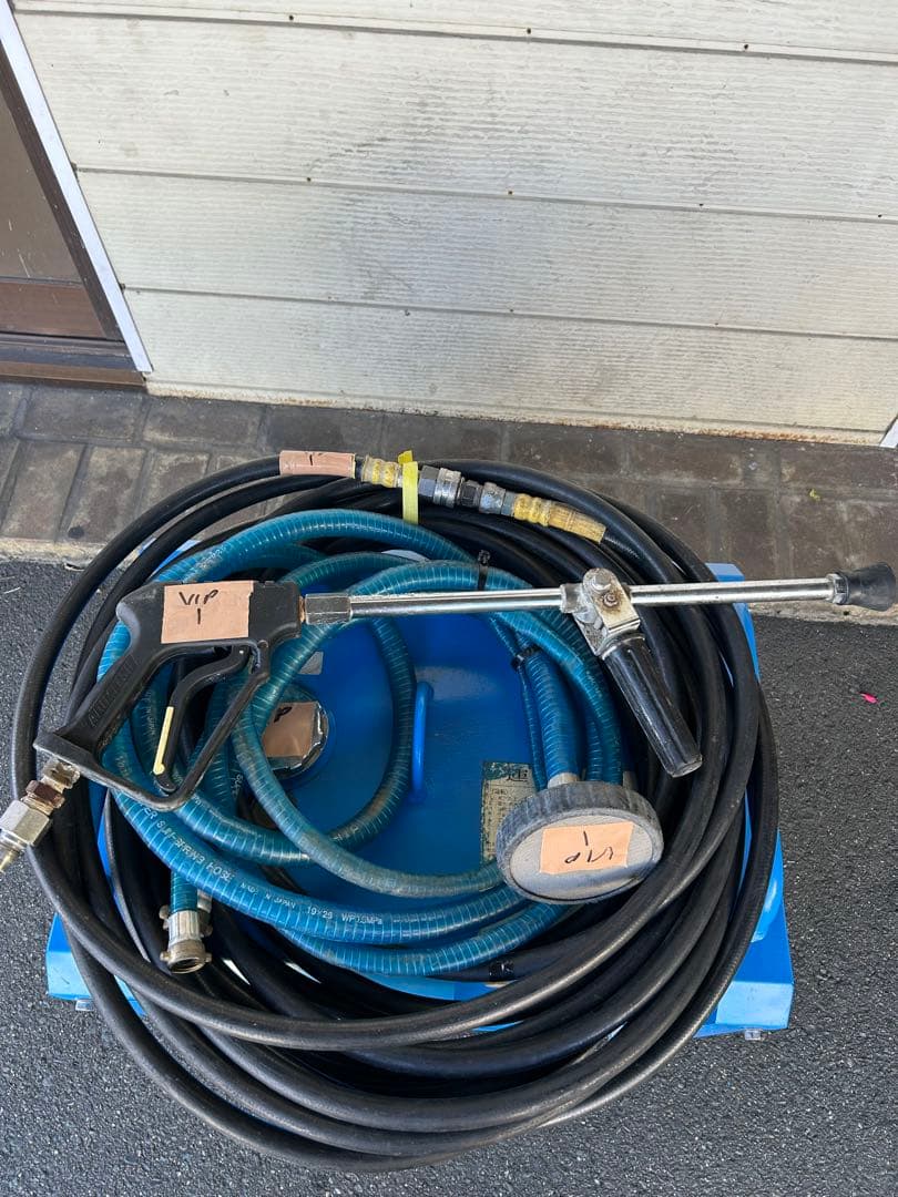 VIP1綺麗HPJ-5ESM高圧洗浄機防音ガン・高圧ホース・給排水ホースセット