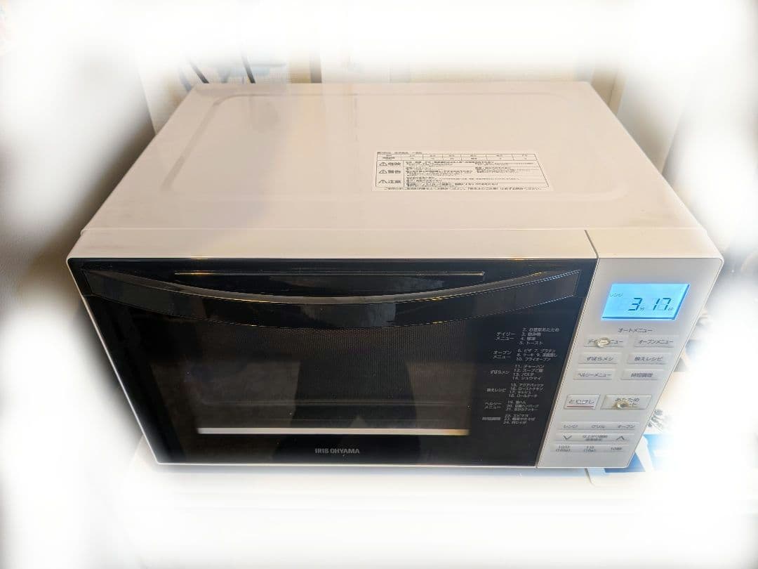 や*れ様 オーブンレンジ 2023年製 アイリスオーヤマ MO-F1810-W