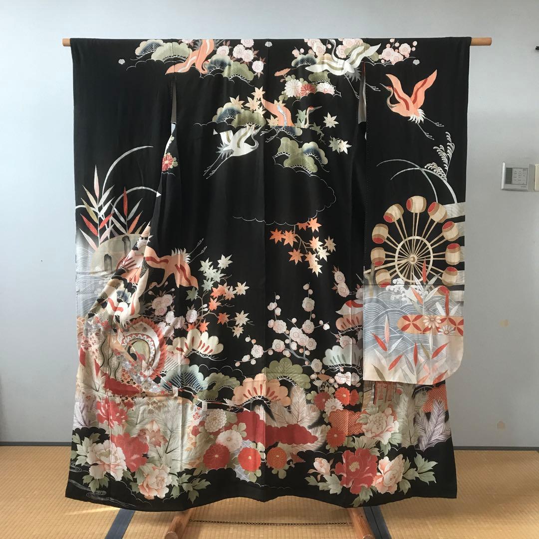 昔のアンテーク振袖