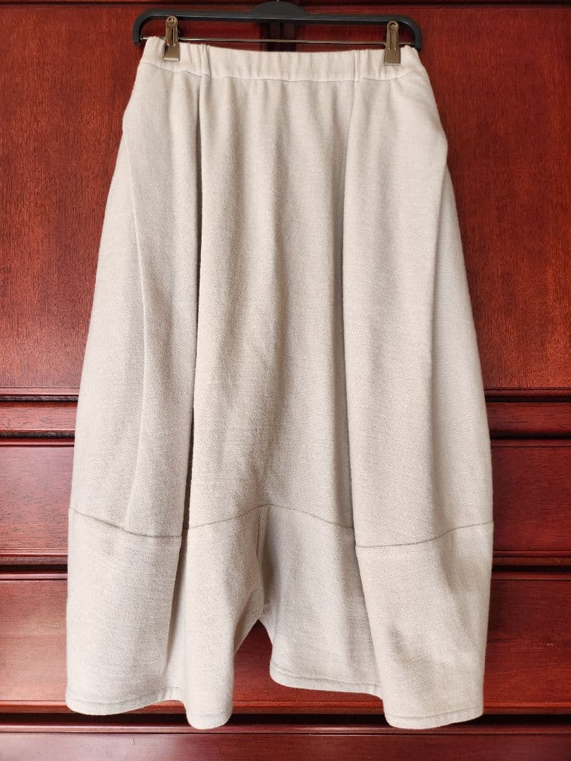 センソユニコ　芽風　ウール混サルエルパンツ 38 グレー