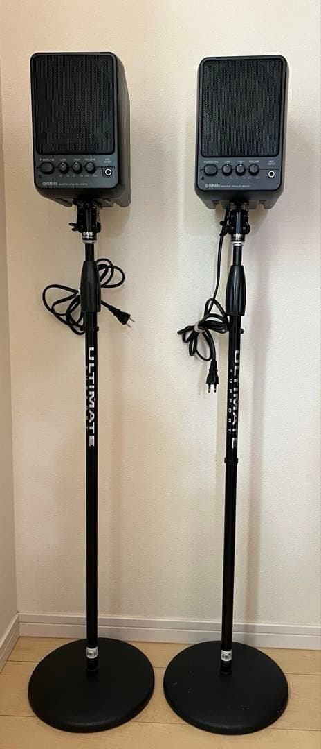 ★動作品YAMAHA MS101-3モニタースピーカーultimateスタンド付