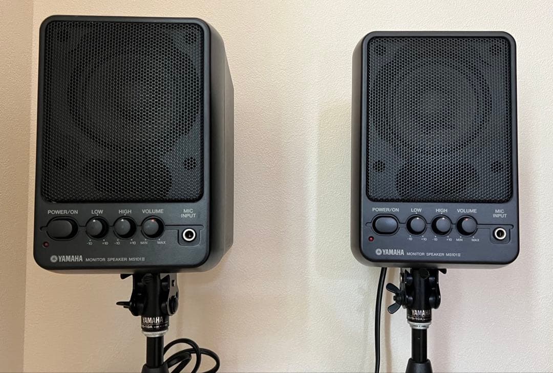 ★動作品YAMAHA MS101-3モニタースピーカーultimateスタンド付