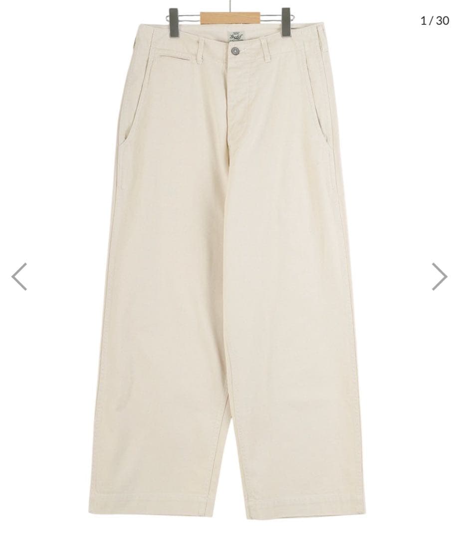 パンツ [GOLD] SELVEDGE WEAPON WIDE TROUSERS