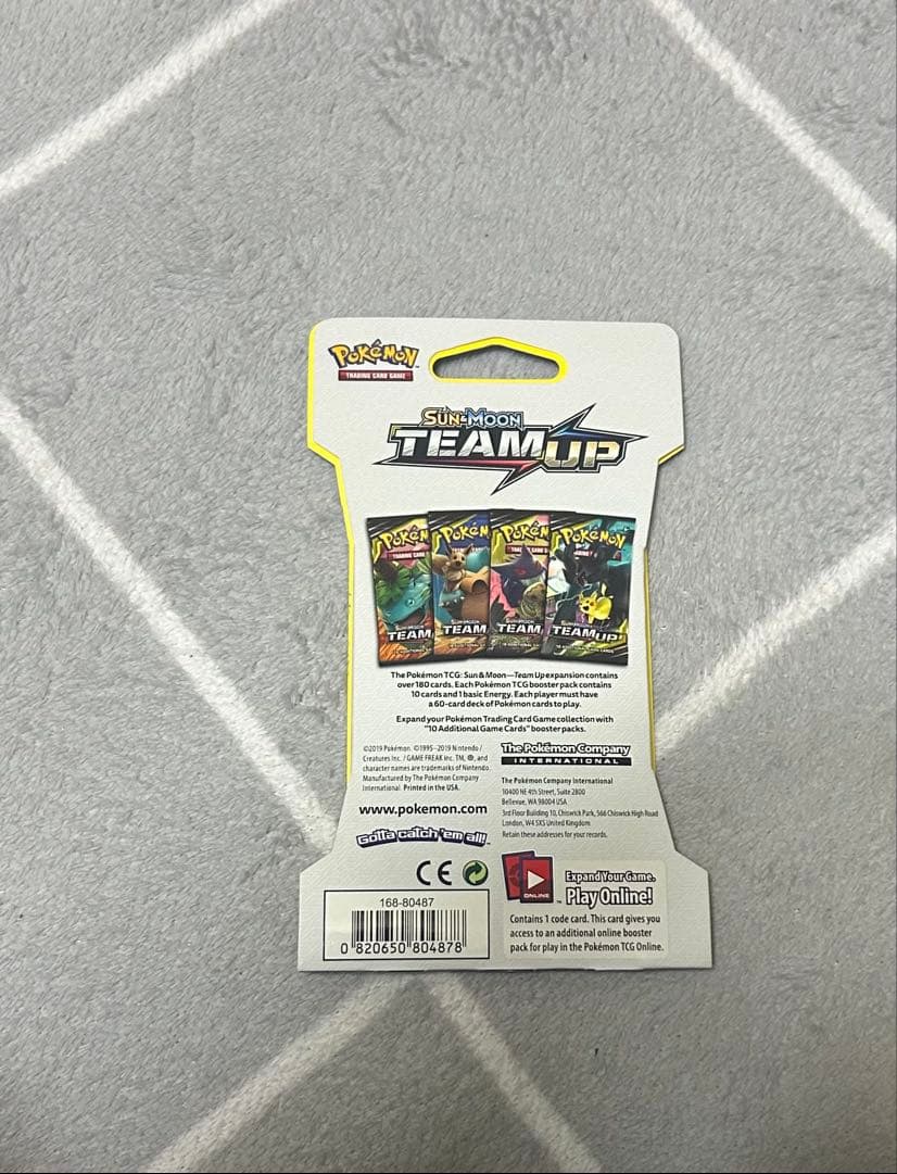 超希少　ポケモンカードゲーム タッグボルト　海外版　完全未開封品