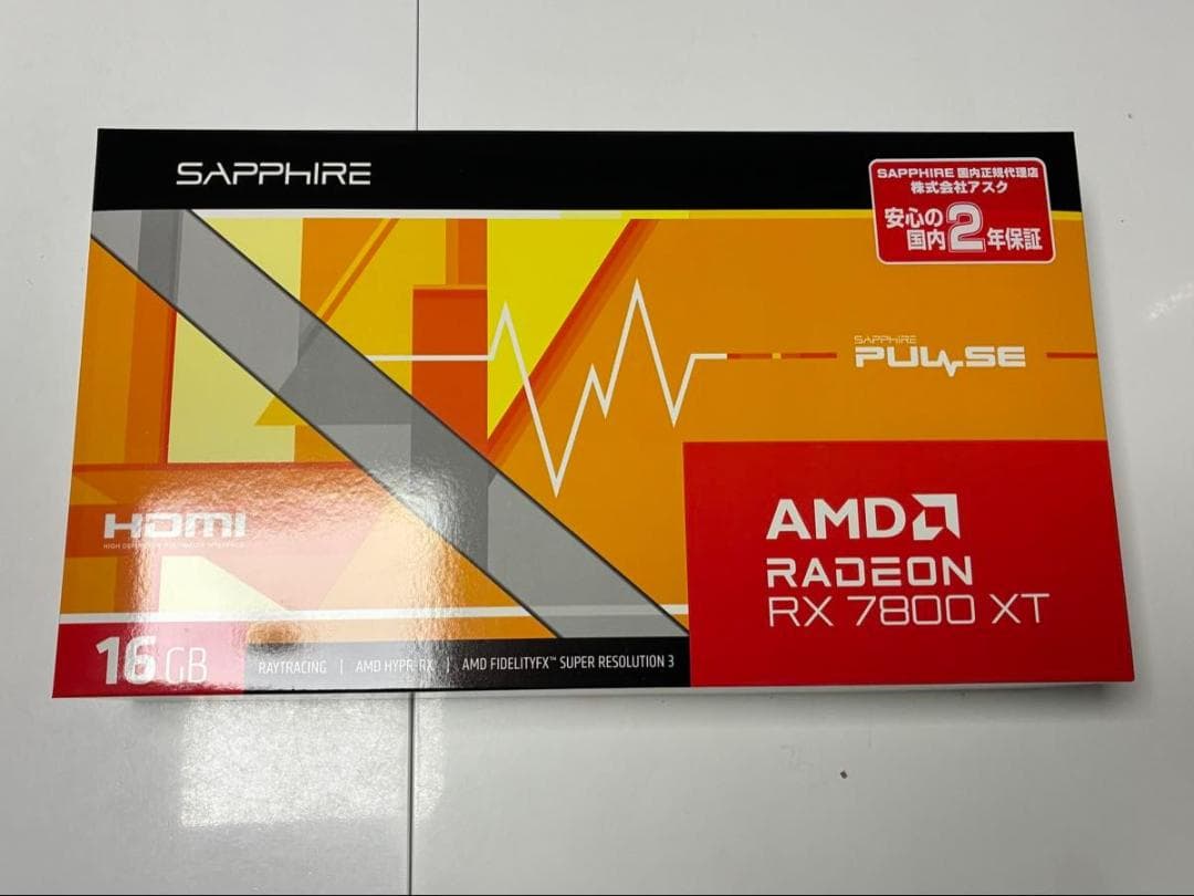 グラフィックボード・グラボ・ビデオカード SAPPHIRE PULSE Radeon RX 7800 XT GAMING