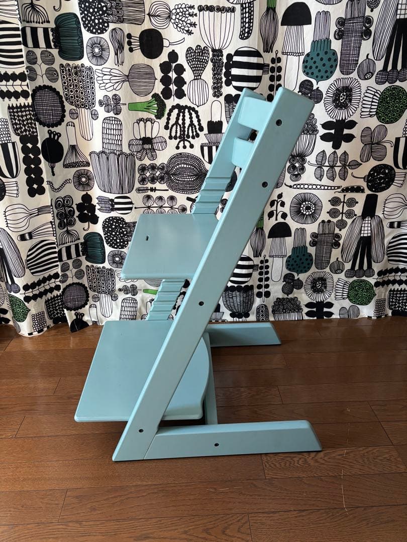 ストッケ　トリップトラップ　ベビーチェア　アクアブルー