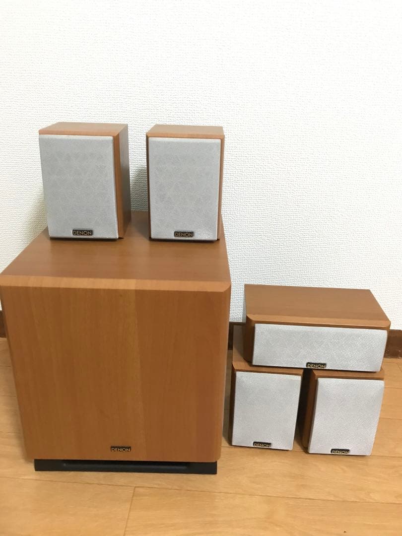 [9点セット]DENON サブウーファースピーカー DHT-300　スタンド付き