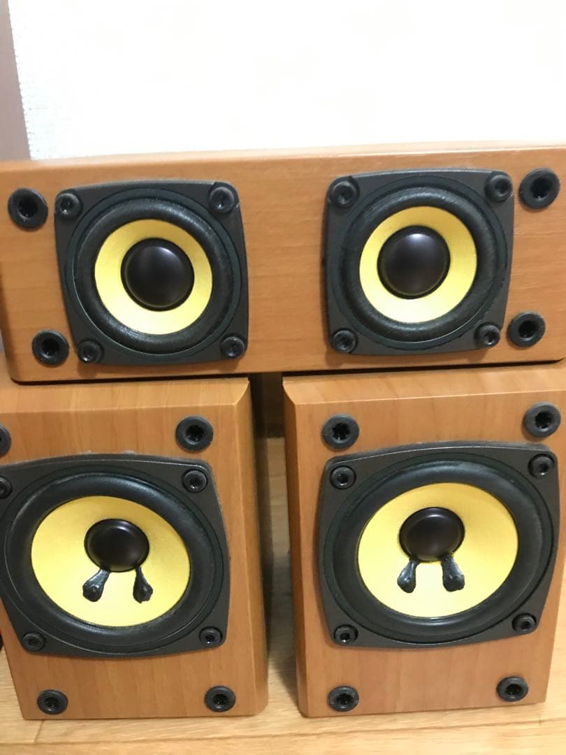 [9点セット]DENON サブウーファースピーカー DHT-300　スタンド付き