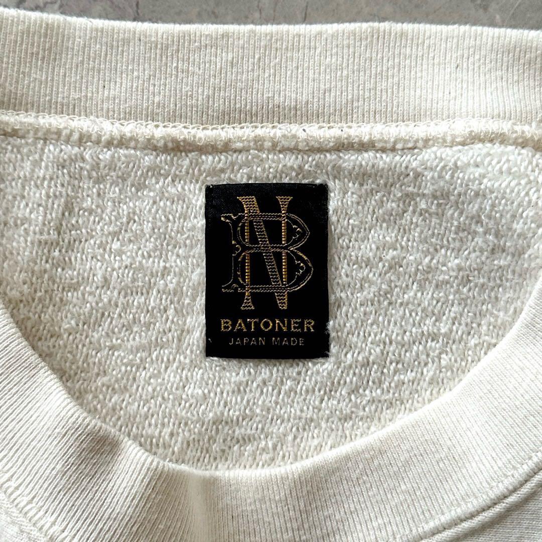 BATONER シームレス スウェット クルーネック サイズS バトナー 大きめ