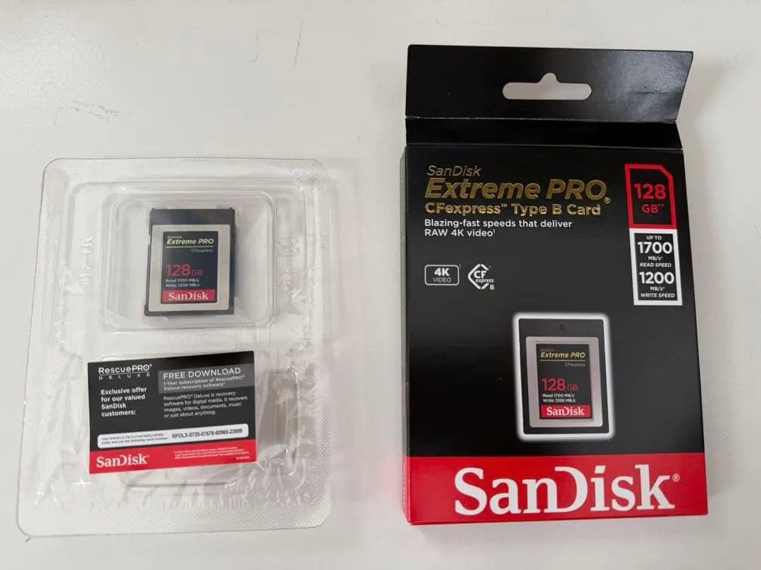 SanDisk Extreme PRO CFエクスプレスタイプB 128G