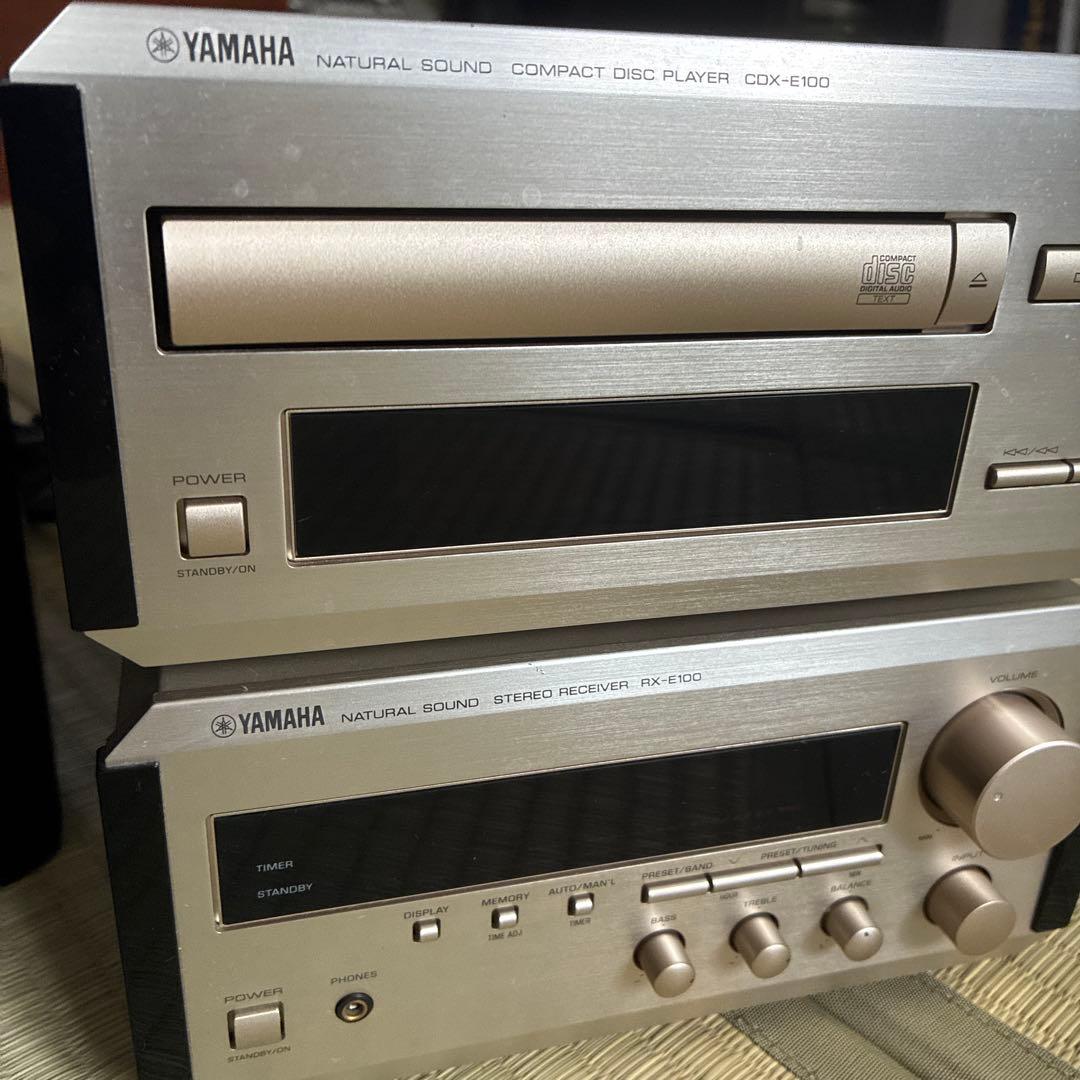 ヤマハ CDプレーヤー CDX-E100 & ステレオレシーバー RX-E100