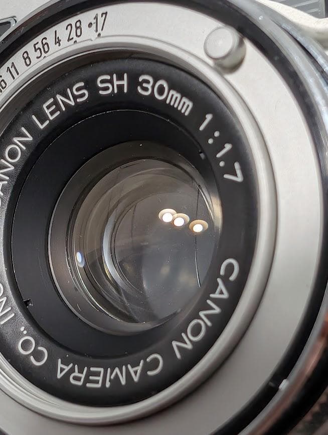 ☆露出計動作品☆ Canon demi EE17 ハーフフィルムカメラ