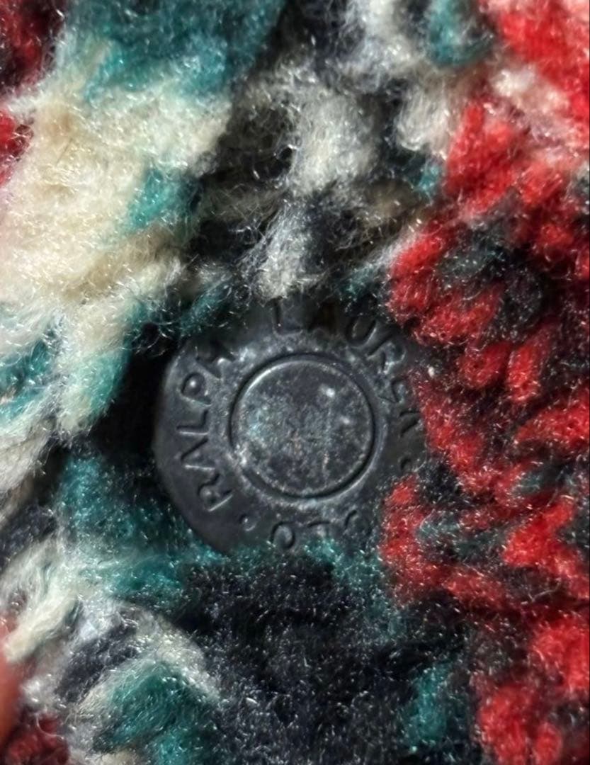 USA製 Polo by Ralph Lauren フリースXL レッド 90s