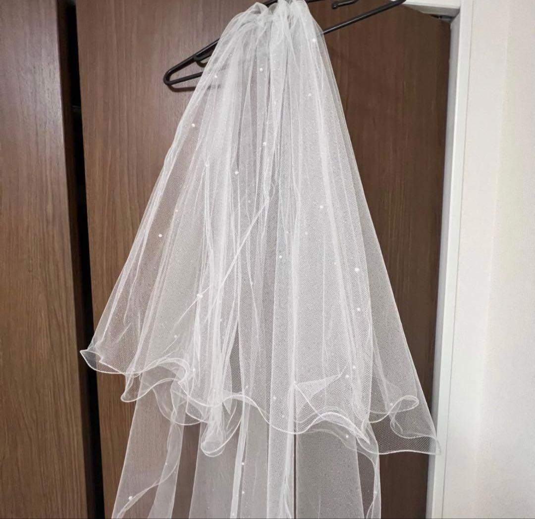 ウェディングベール ロングベール ベールダウン可