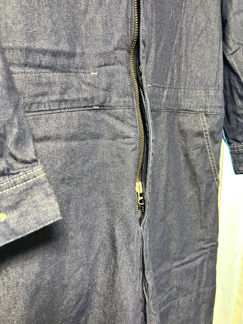 チャムス CHUMS メンズLサイズ デニム ツナギ