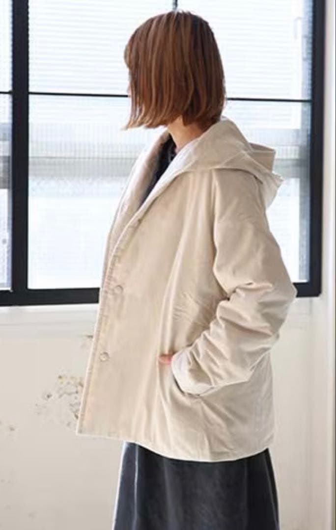 エヴァムエヴァpadding hooded coat パディングフーディコート
