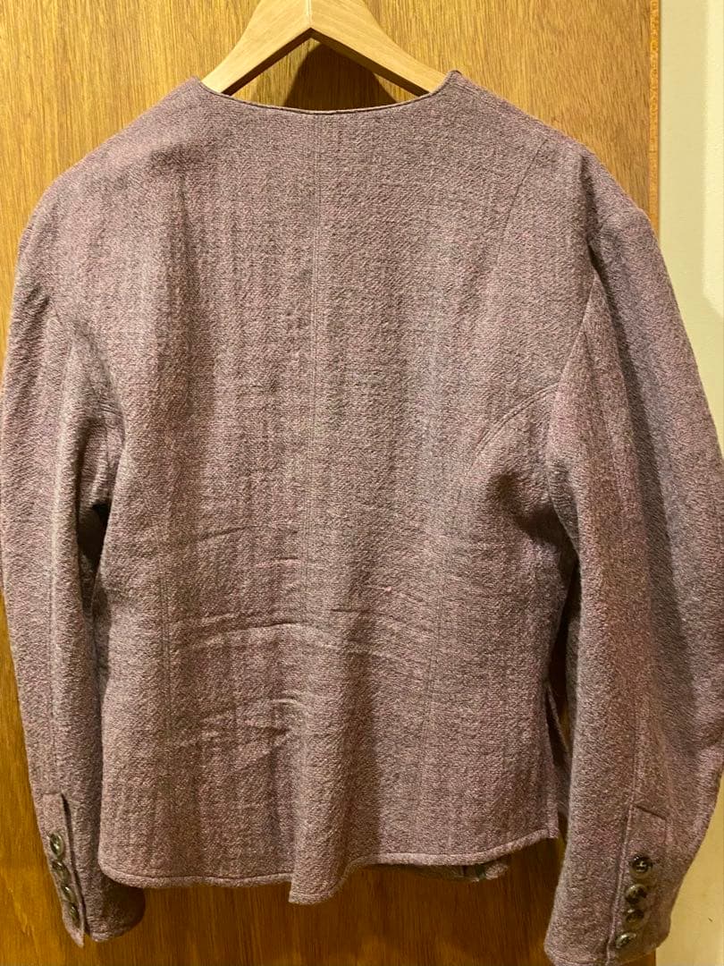 AKIRANAKA ウールのダブルブレストブルゾン