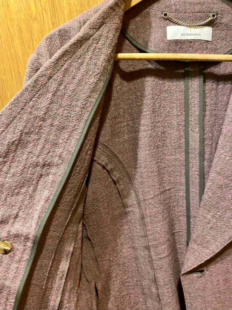 AKIRANAKA ウールのダブルブレストブルゾン